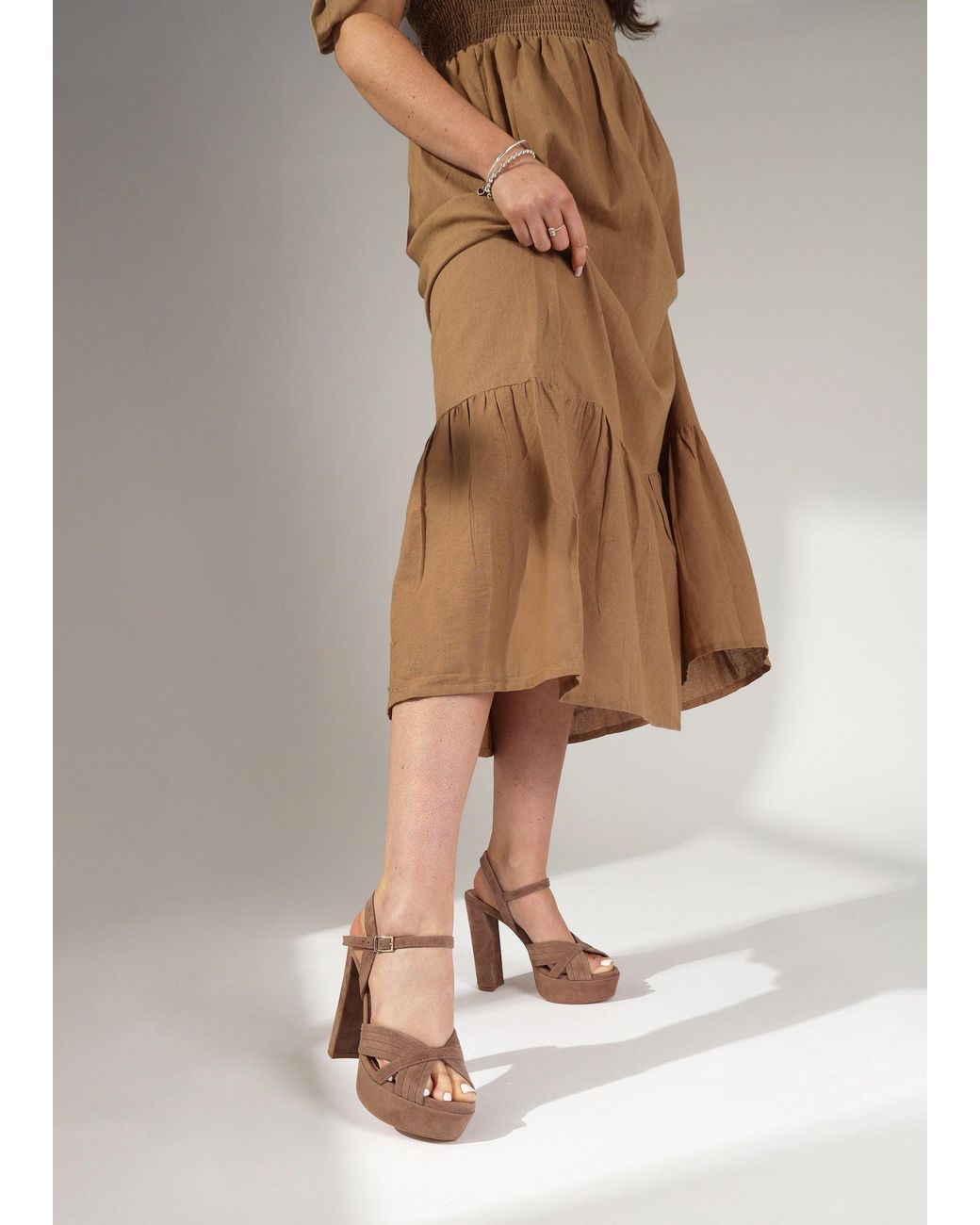 Daniel White Avery Platform Heeled Sandals