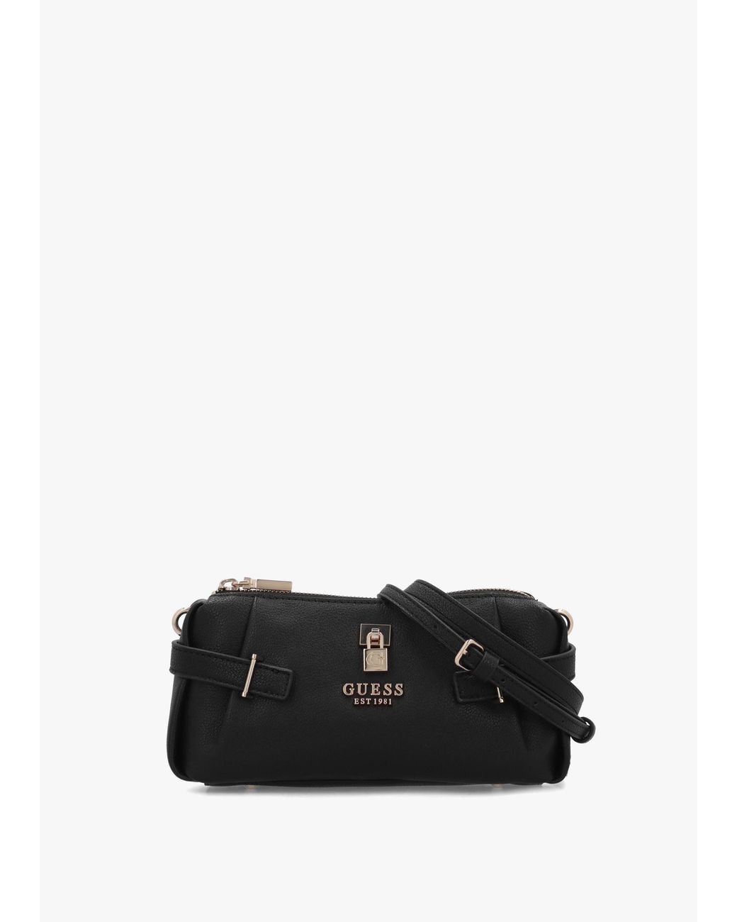 Guess Black Yesba Mini Mini Top Zip Cross-Body Bag