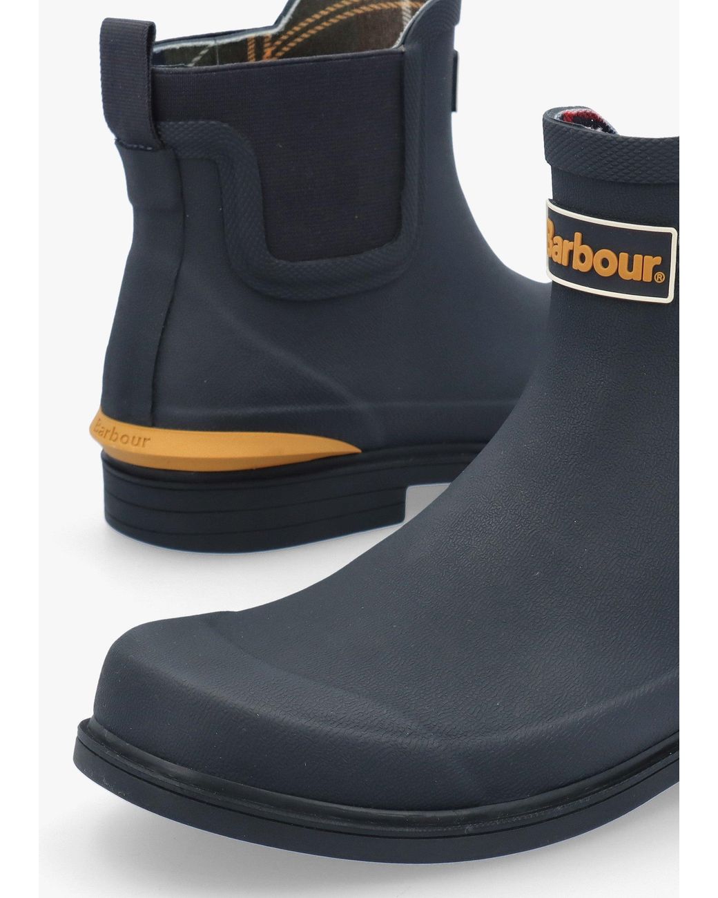 Barbour Blue Abbeyfield Packable Ankle Wellingtons