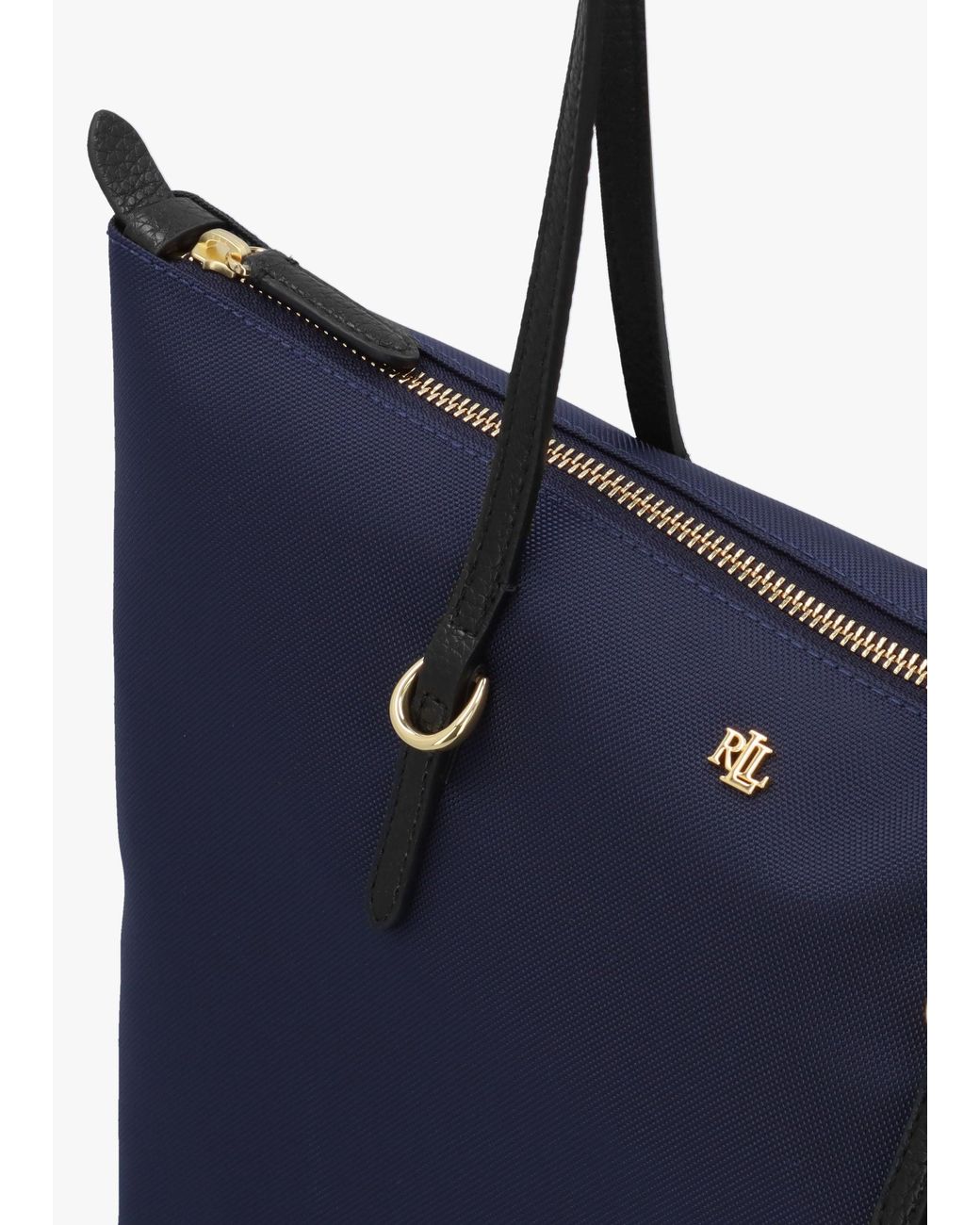 Ralph Lauren Blue Medium Keaton 26 Nylon Tote Bag