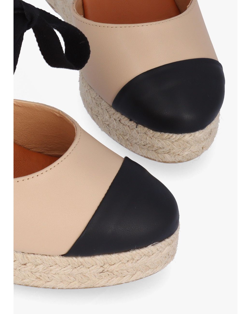 Daniel Black Kendall Toe Cap Wedge Espadrilles
