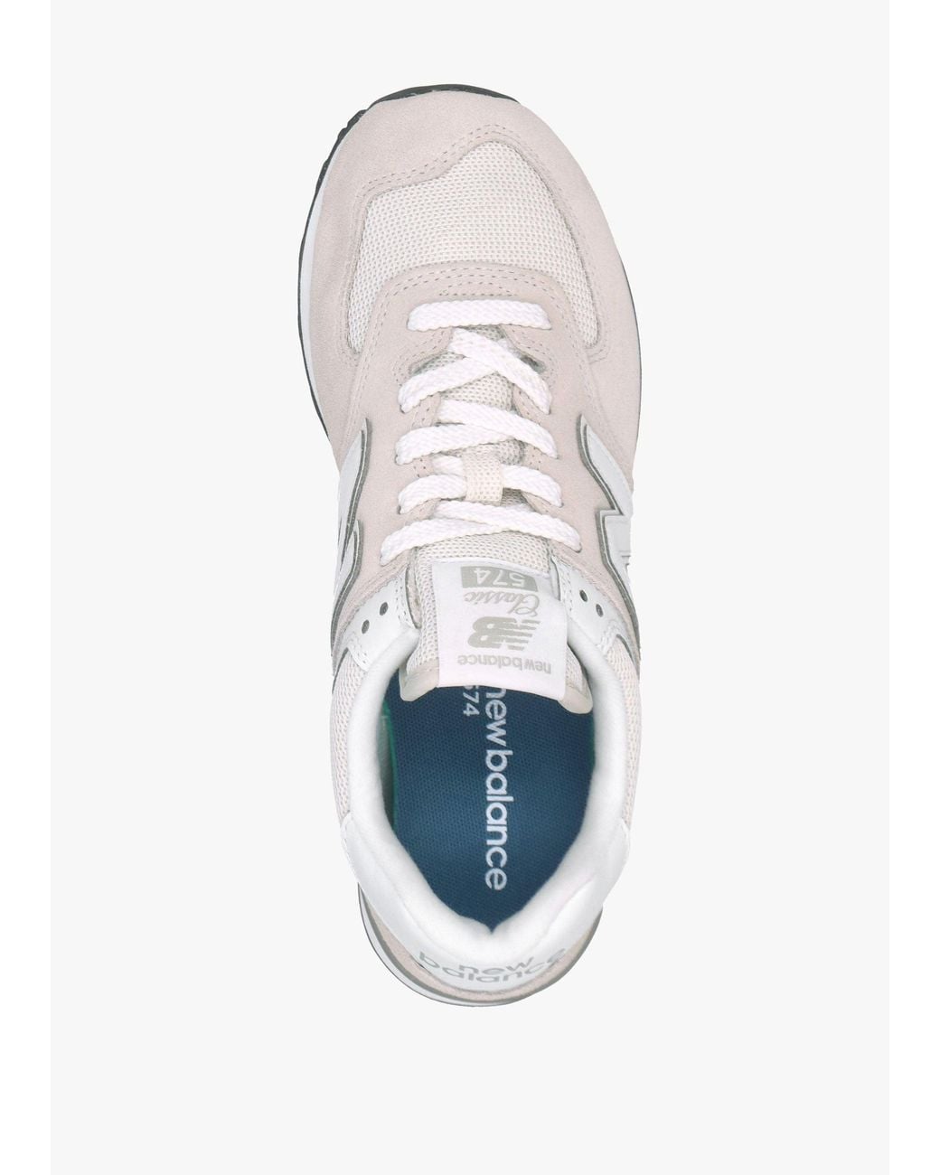 New Balance White 574 Core Retro Trainers