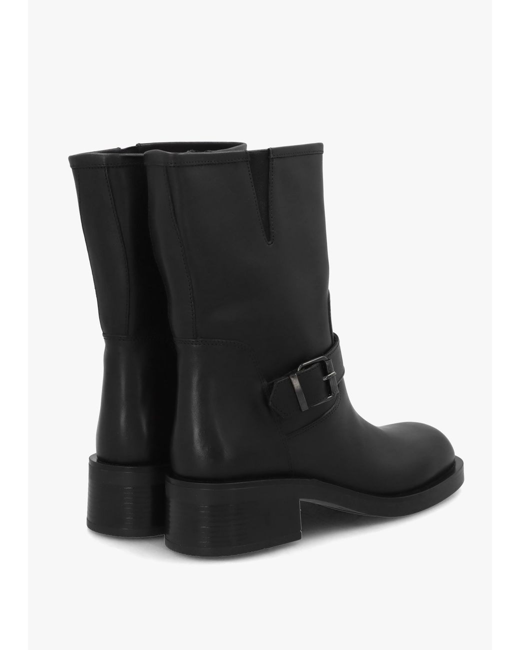 Daniel Black Naomi Buckle Biker Boots