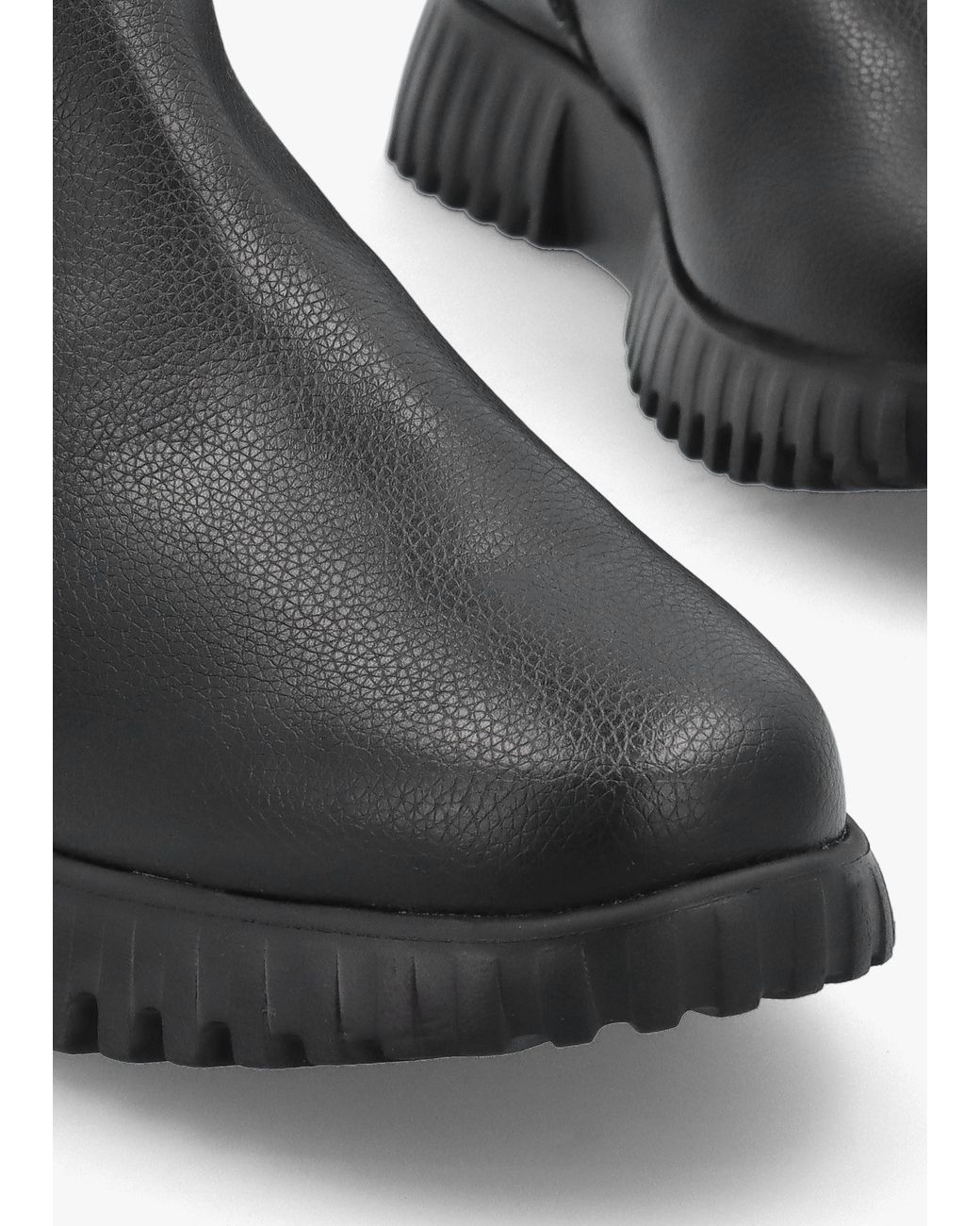 Wonders Black Chelsea Boots