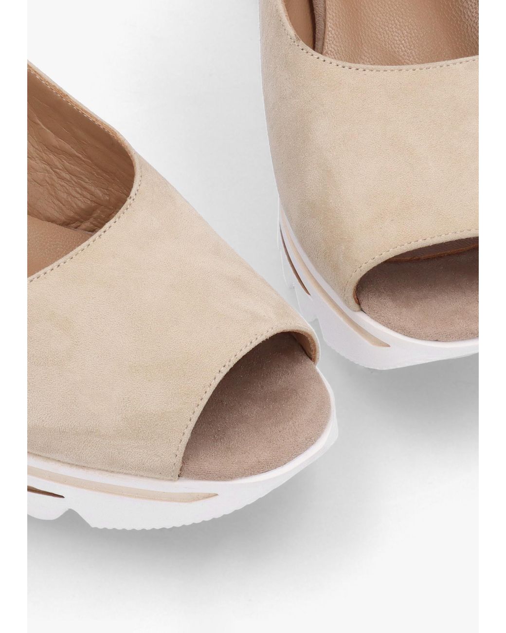Daniel White Canna Peep Toe Wedge Sandals