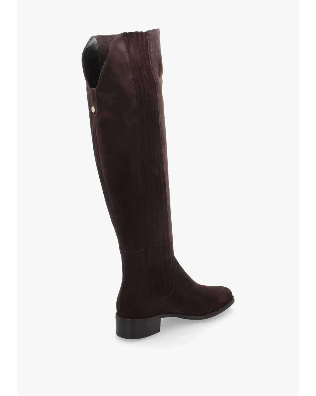 Daniel Black Miele Dark Suede Knee Boots