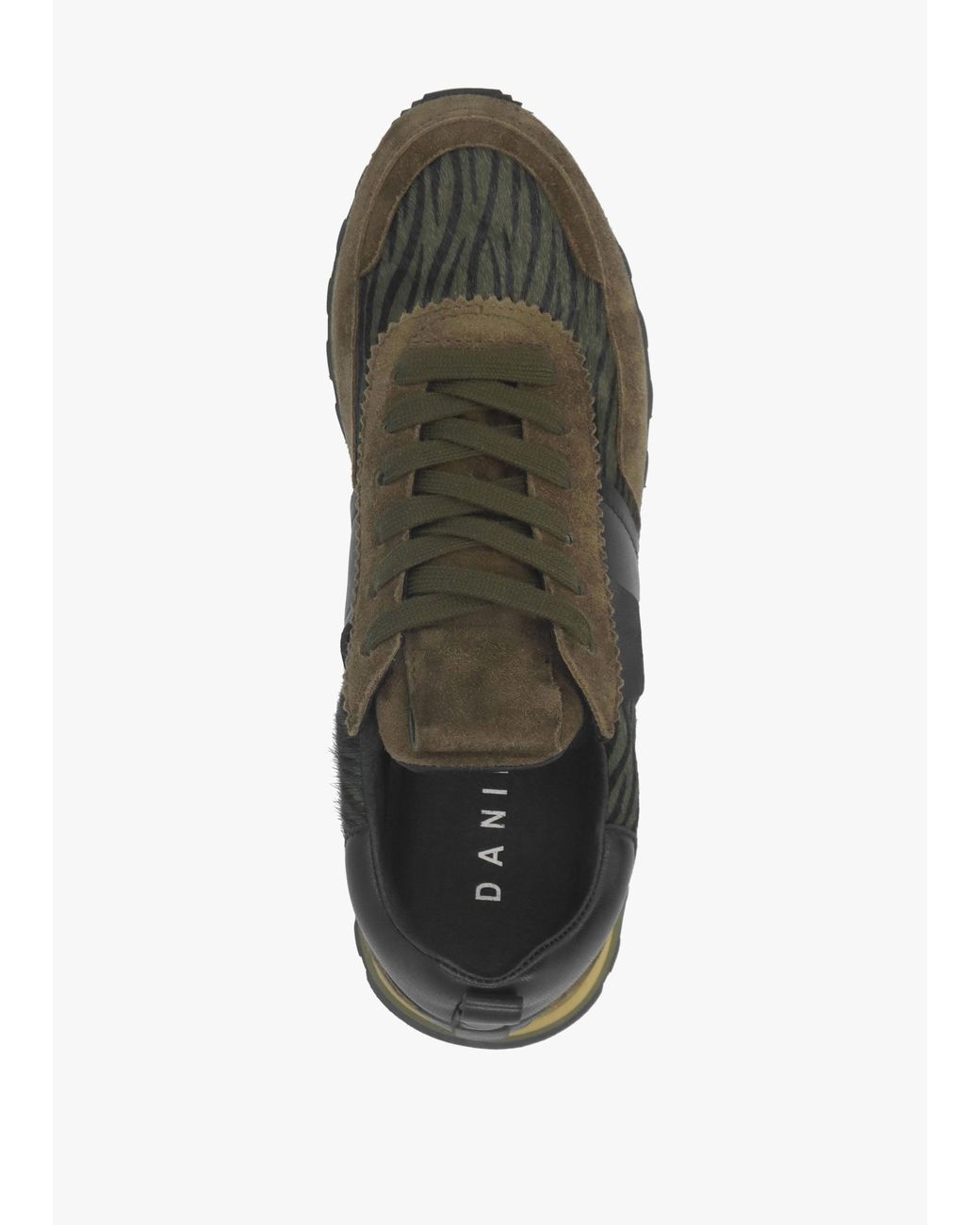 Daniel Green Aimie & Pony Hair Runner Trainers