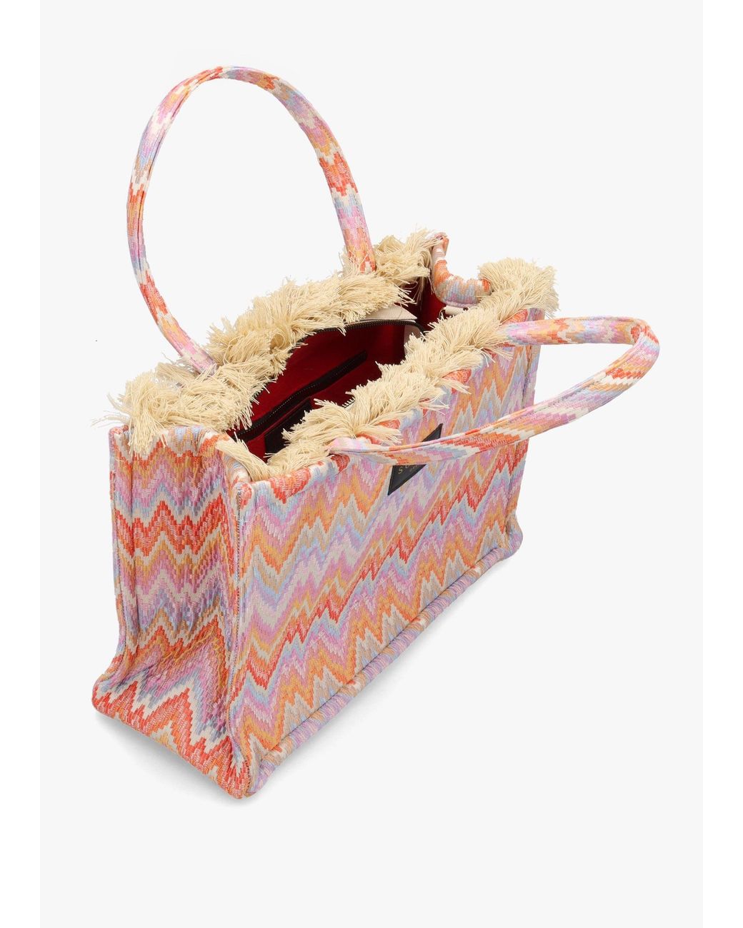 Sorena Pink One-Of-A-Kind Caldera Multicoloured Tote Bag