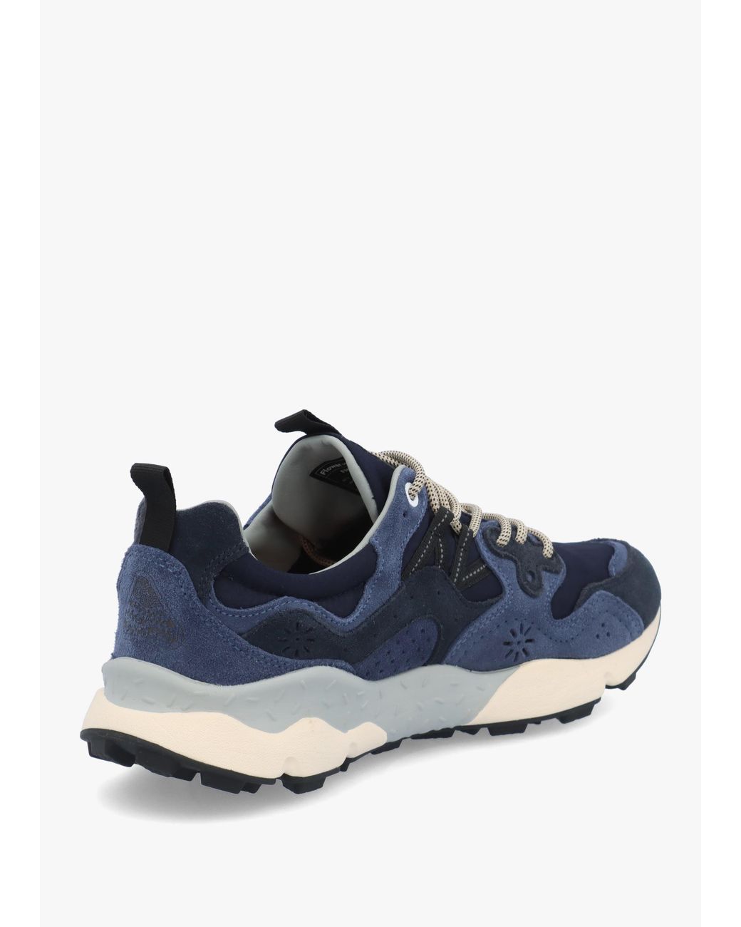 Flower Mountain Yamano 3 Bluette Suede & Nylon Trainers