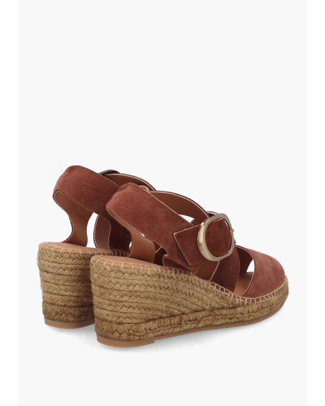 Daniel Brown Juckle Cross Strap Wedge Espadrilles