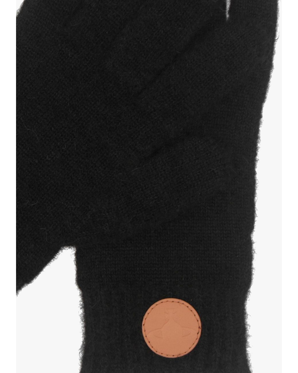 Vivienne Westwood Black Fluffy Gloves