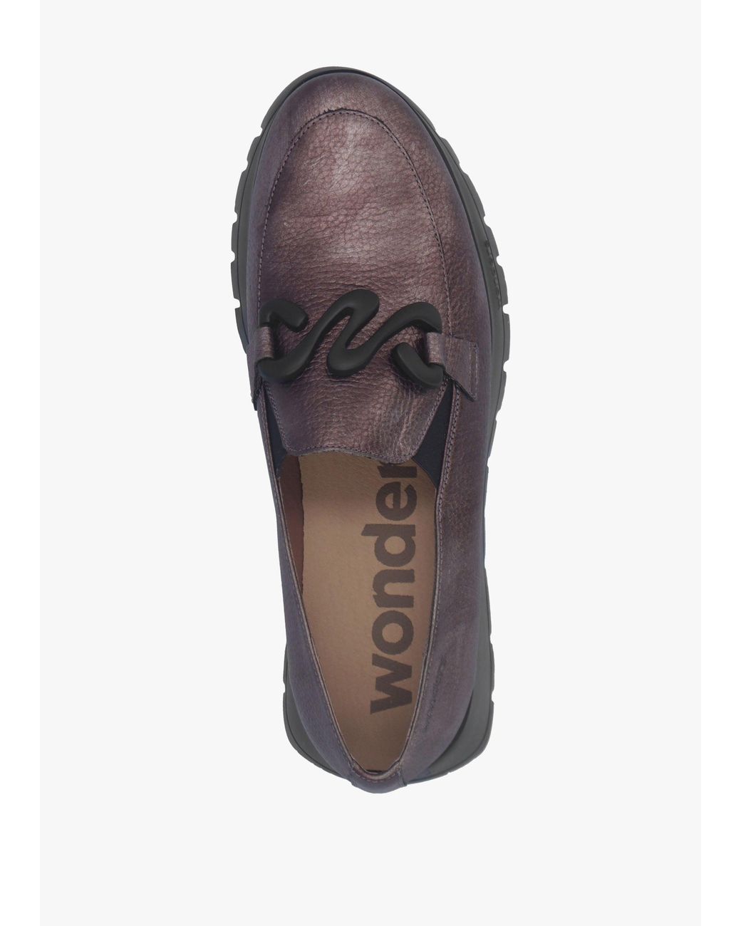 Wonders Gray Odisei 94 Pewter Leather Loafers