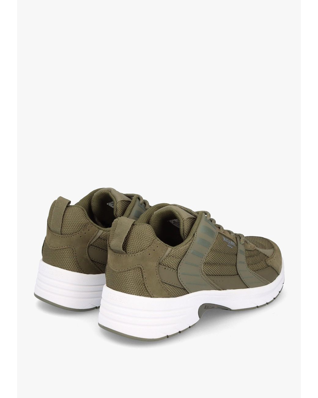 Mallet Green Holloway Reflect Khaki Trainers