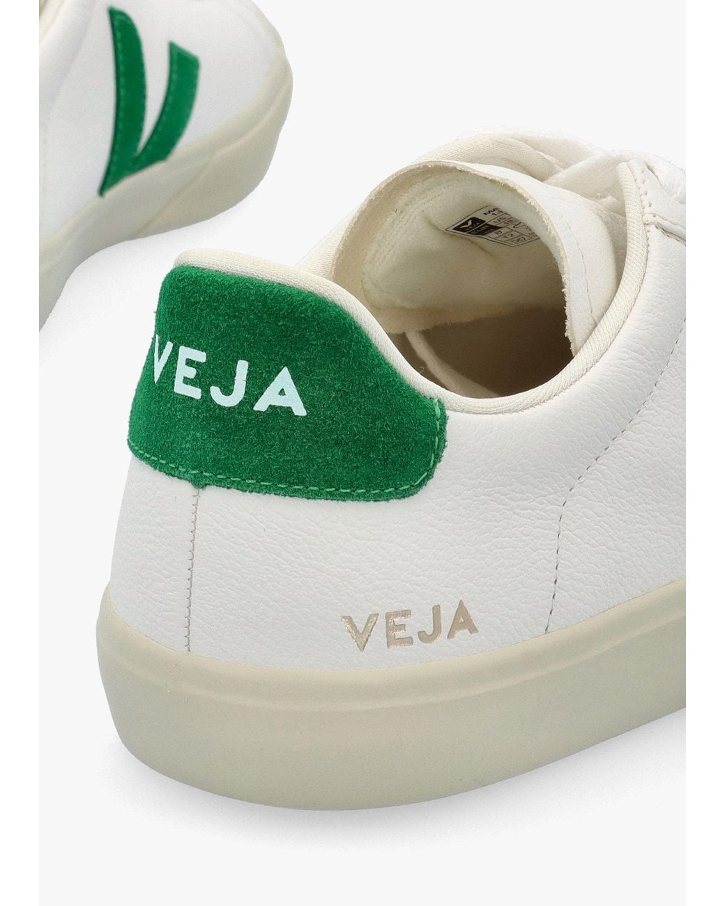 Veja Green Campo Chromefree Leather Extra Emeraude Trainers
