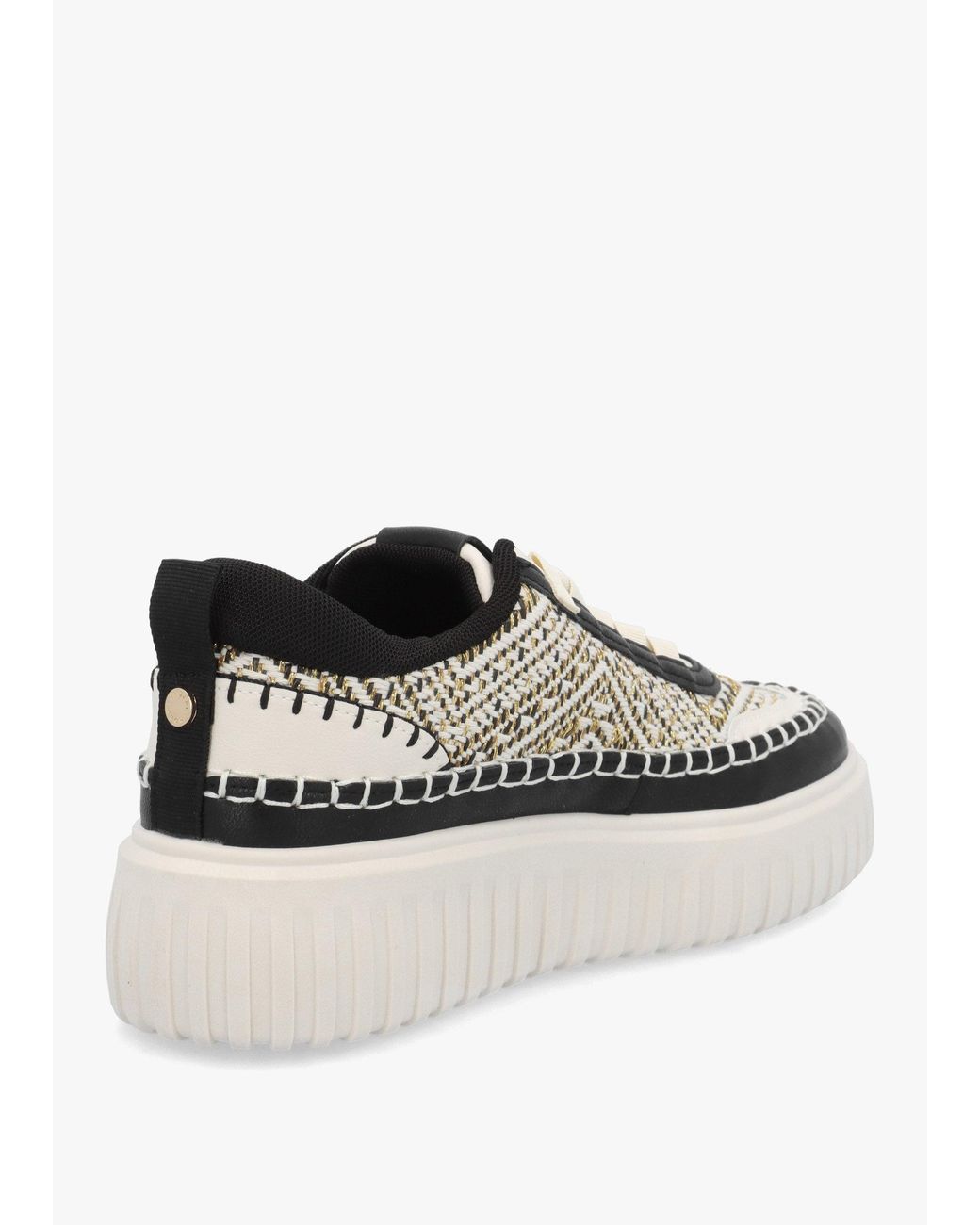 Moda In Pelle White Barika Chunky Flatform Trainers