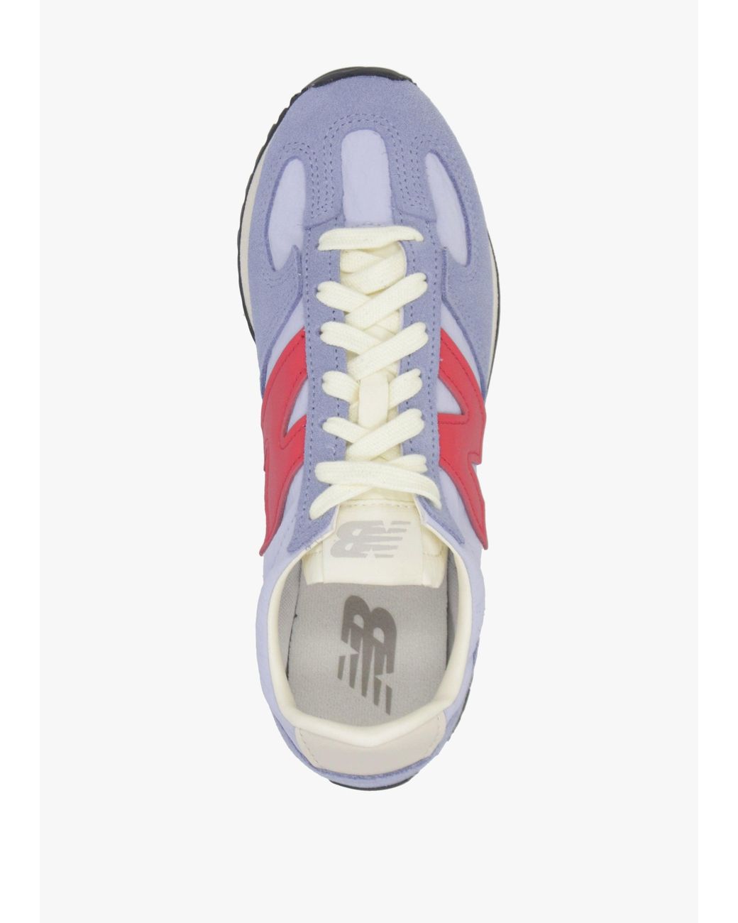 New Balance White 471 Fairweather Fire Cracker Suede Trainers