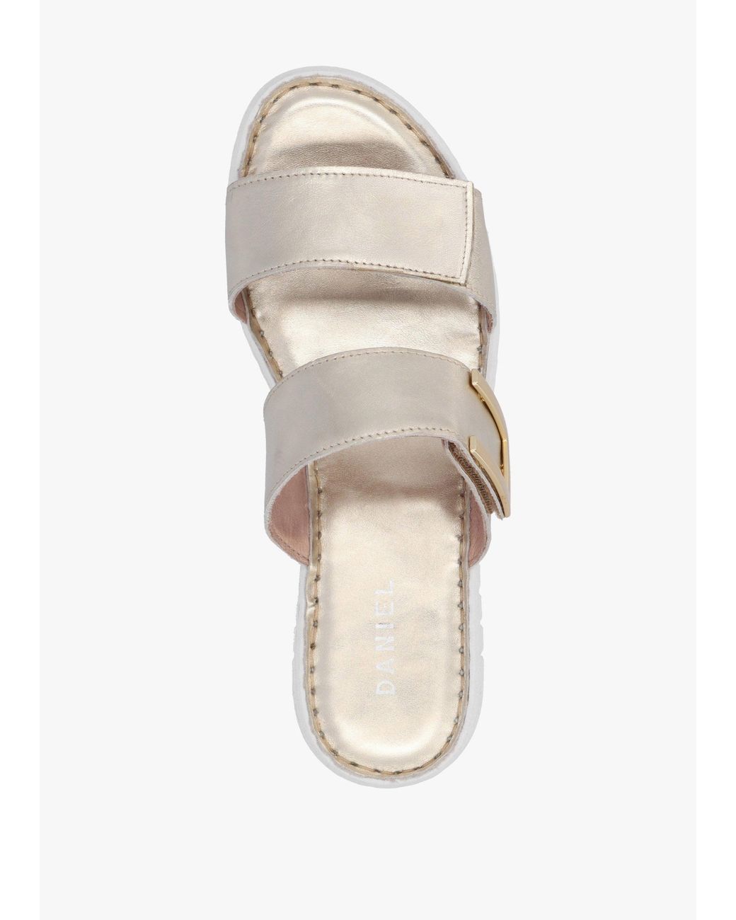 Daniel White Lorli Two Strap Low Wedge Sandals