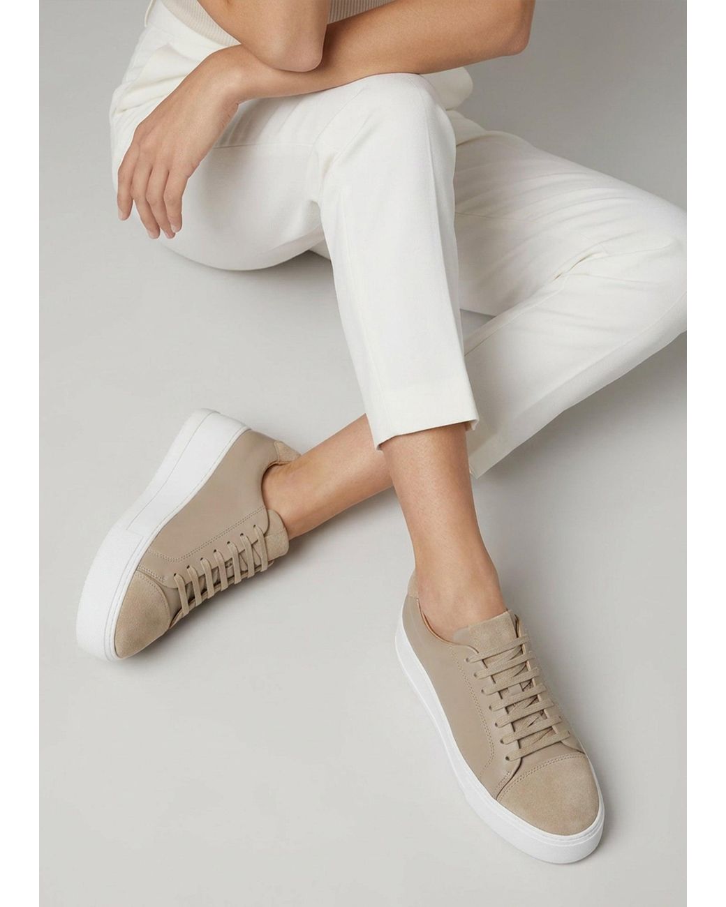 Daniel White Verve Flatform Trainers