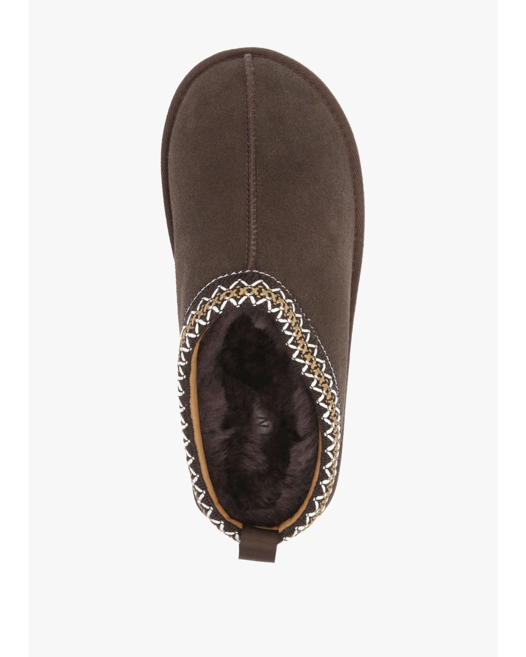 Daniel Brown Somolly Shearling Platform Slippers