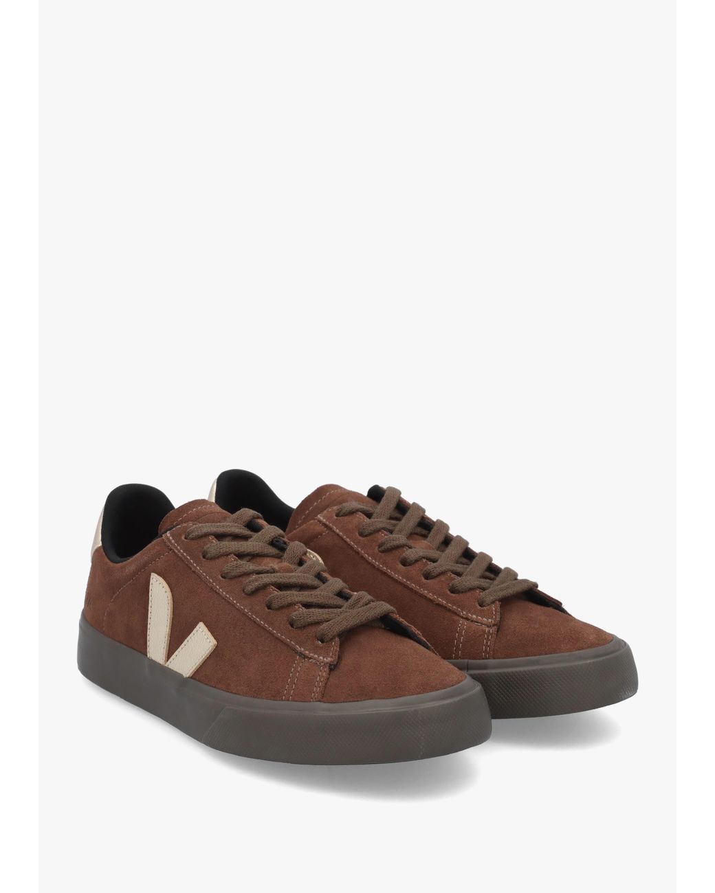 Veja Brown Campo Suede Walnut Plantine Eagle Trainers