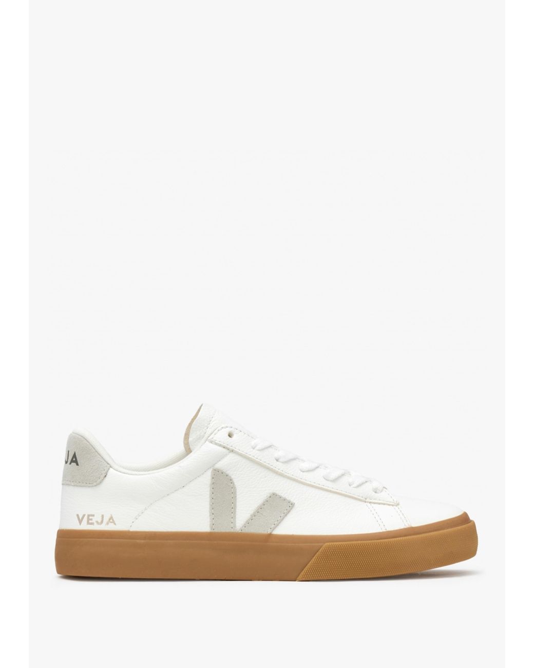 Veja White Natural Campo Low Top Unisex Sneakers