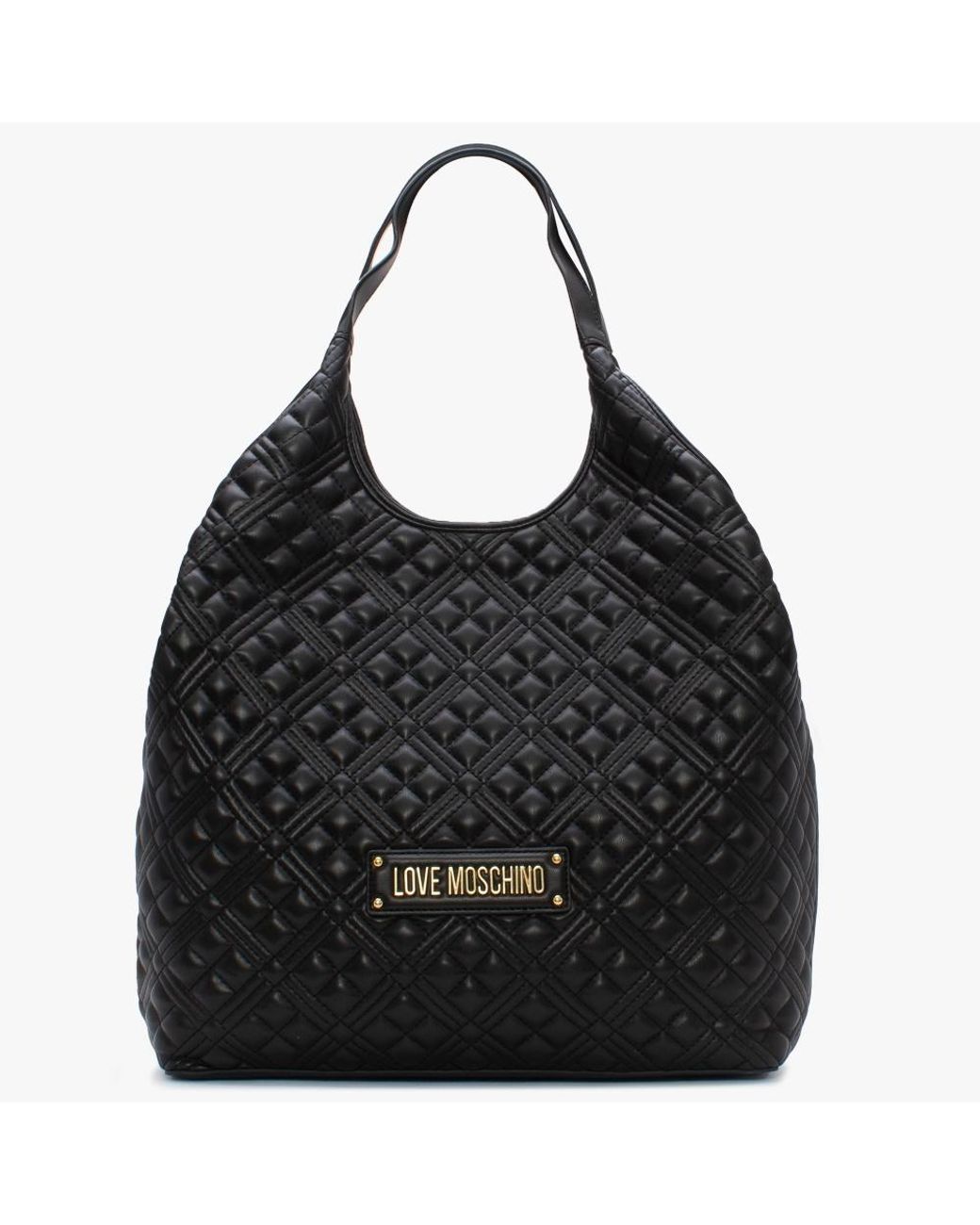 Love moschino diamond quilted tote bag hot sale