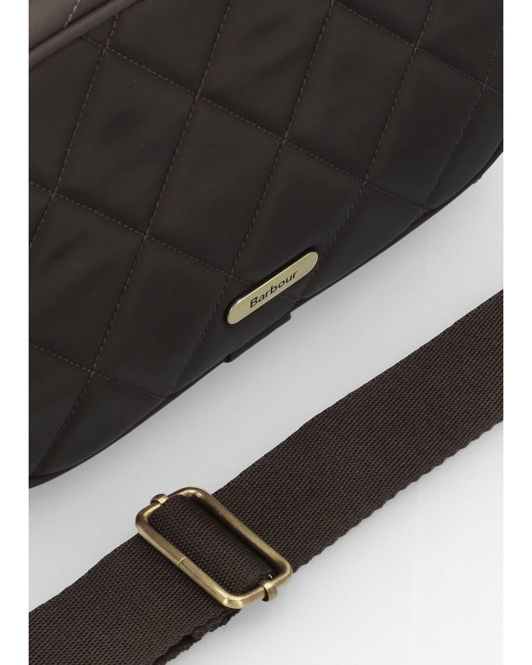 Barbour Black Quilted Cross-Body Bag
