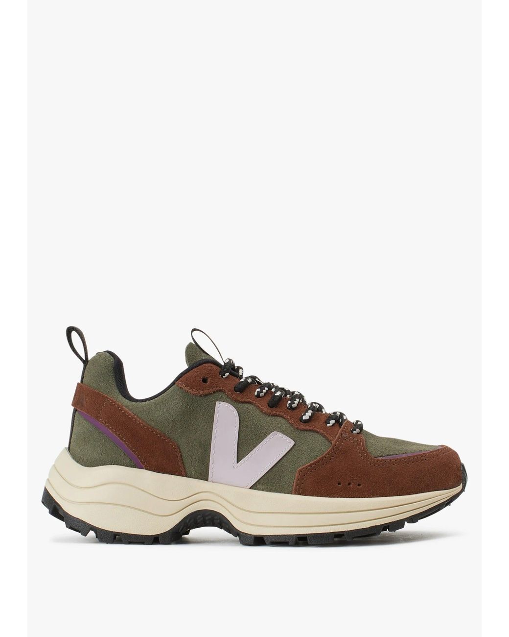 Veja Brown Venturi Vc Suede Trainers