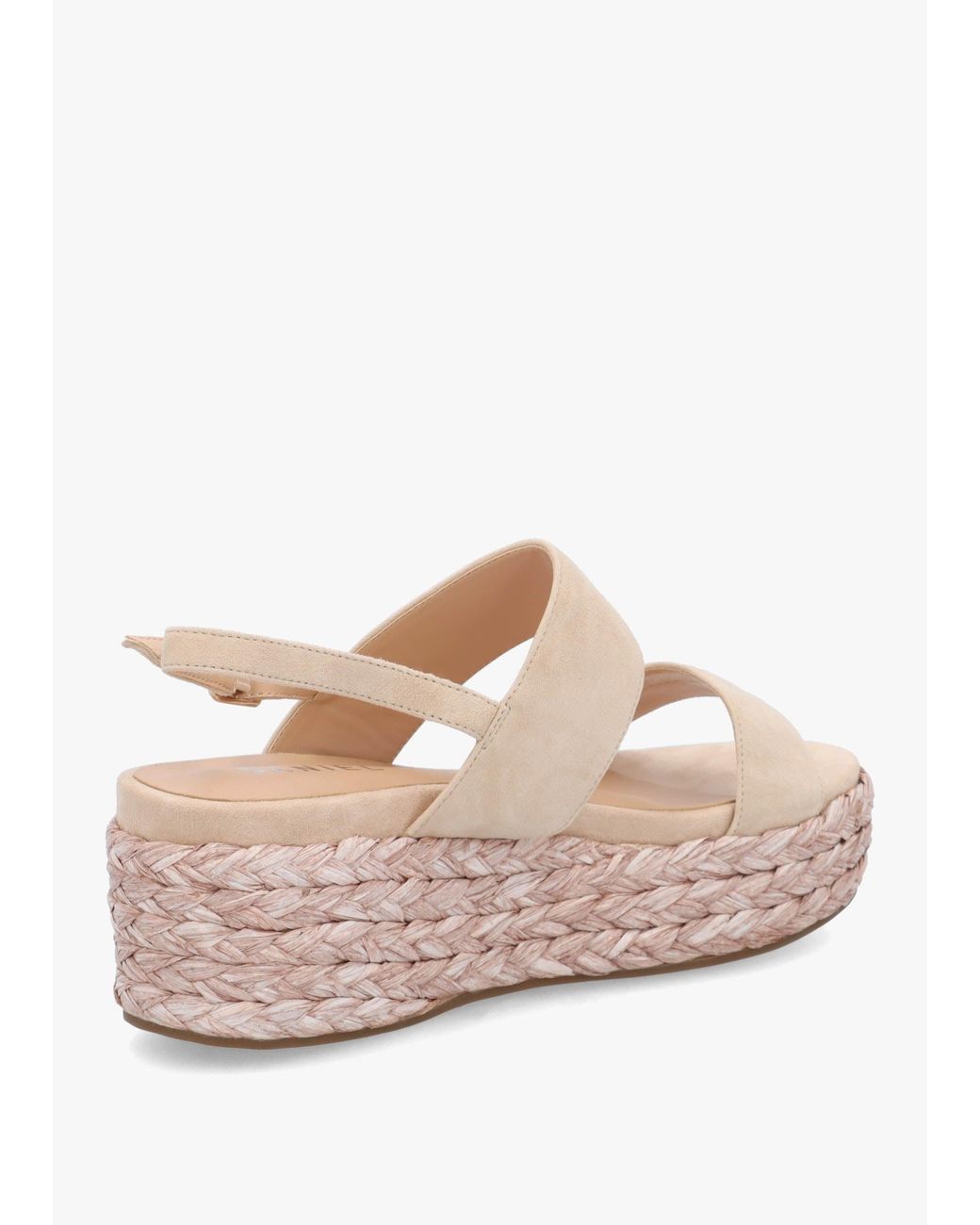 Daniel White Rosalie Raffia Flatform Sandals