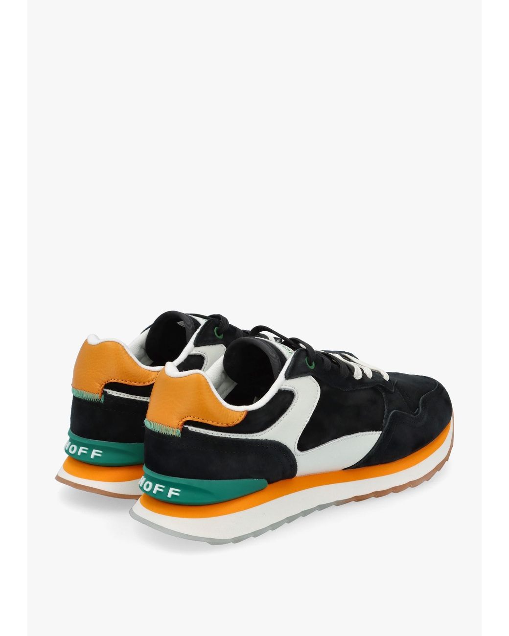 HOFF Black Nigeros Multicoloured Suede Trainers