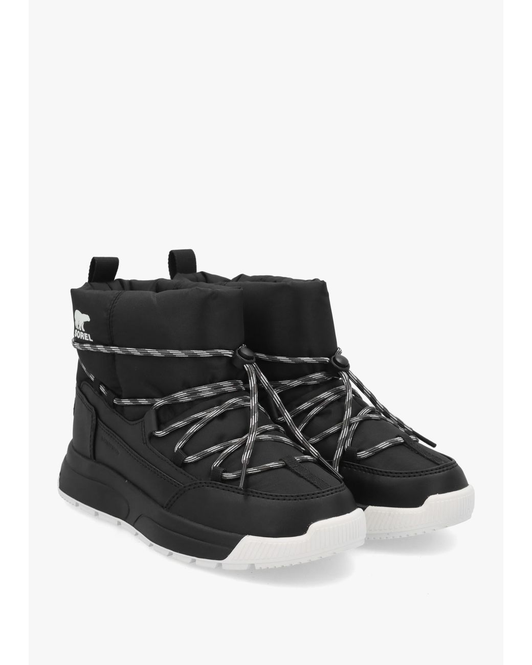 Sorel Black Whitney Iii Slip-On Waterproof Boots