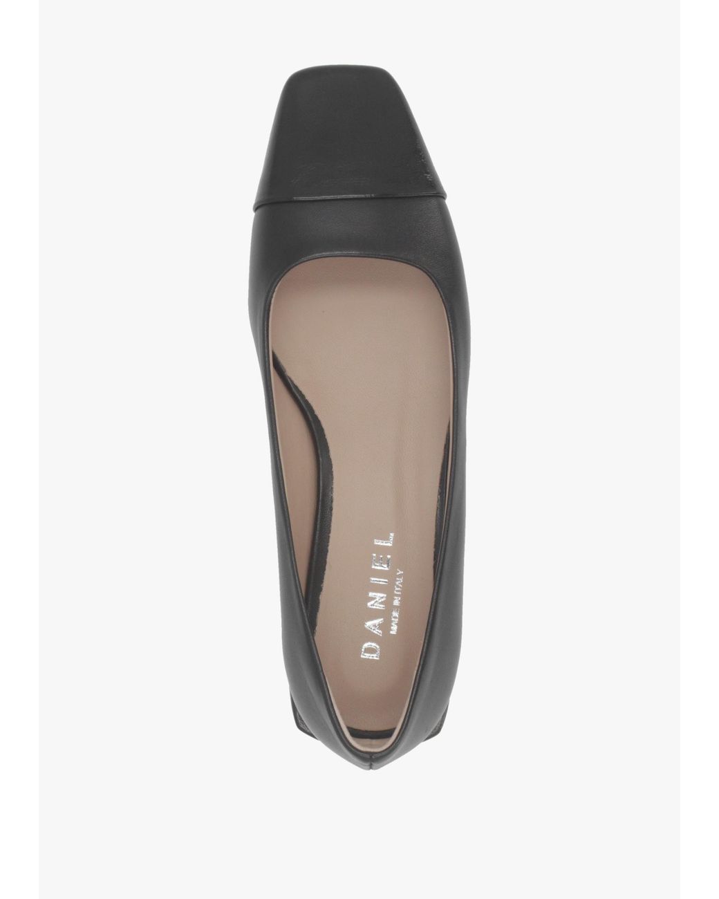Daniel Black Saria Patent Toe Cap Pumps