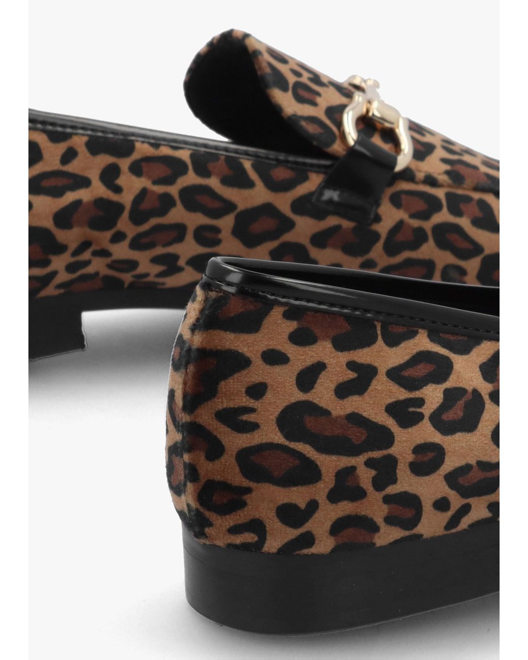 Daniel White Loafie Leopard Snaffle Loafers
