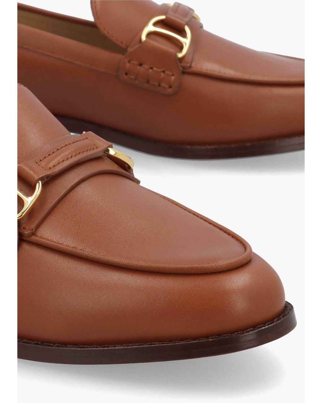 Ralph Lauren Brown Tasha Lauren Loafers