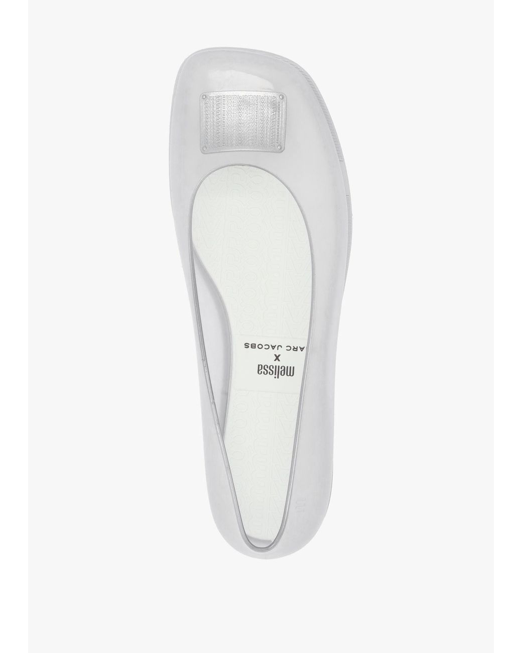 Marc Jacobs White X Melissa Ruby Clear Ballet Pumps