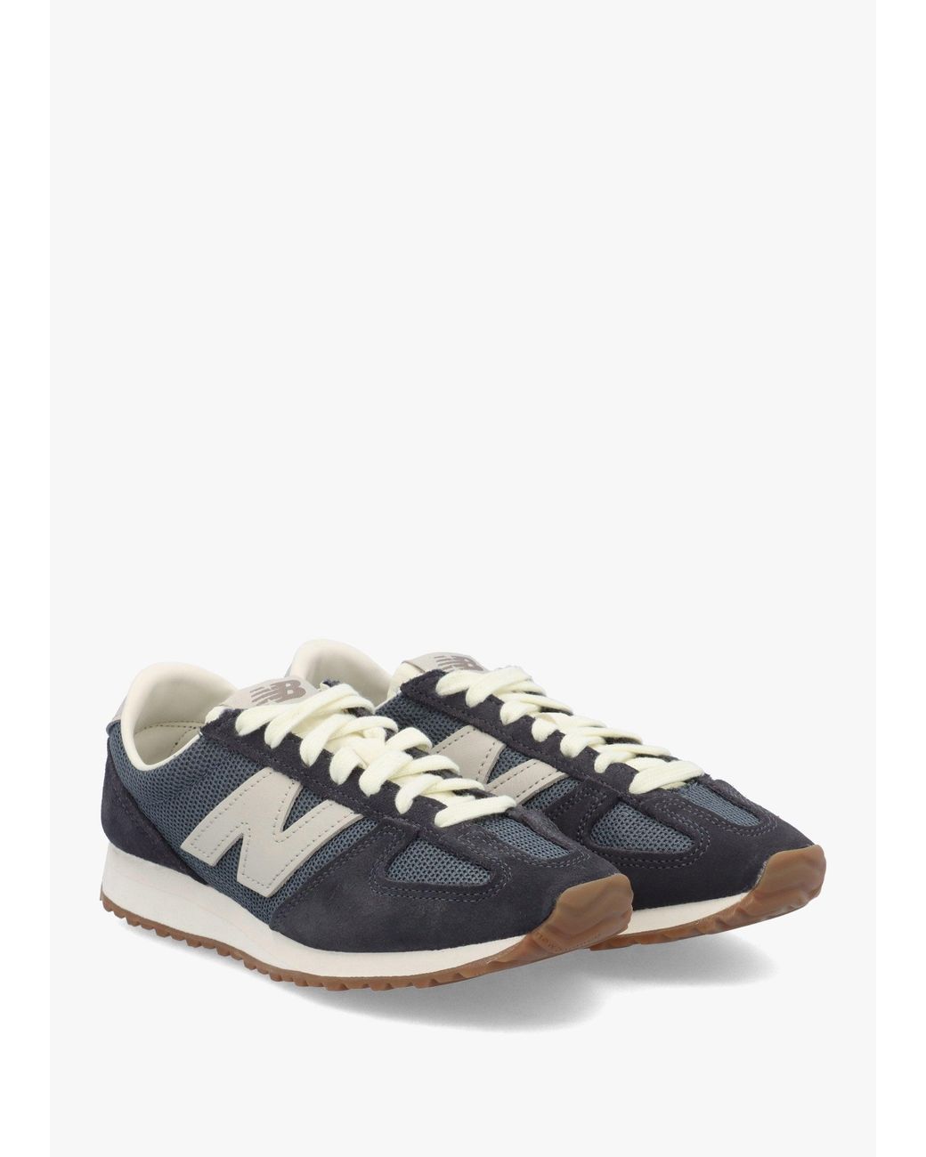 New Balance White 471 Phantom Graphite Trainers