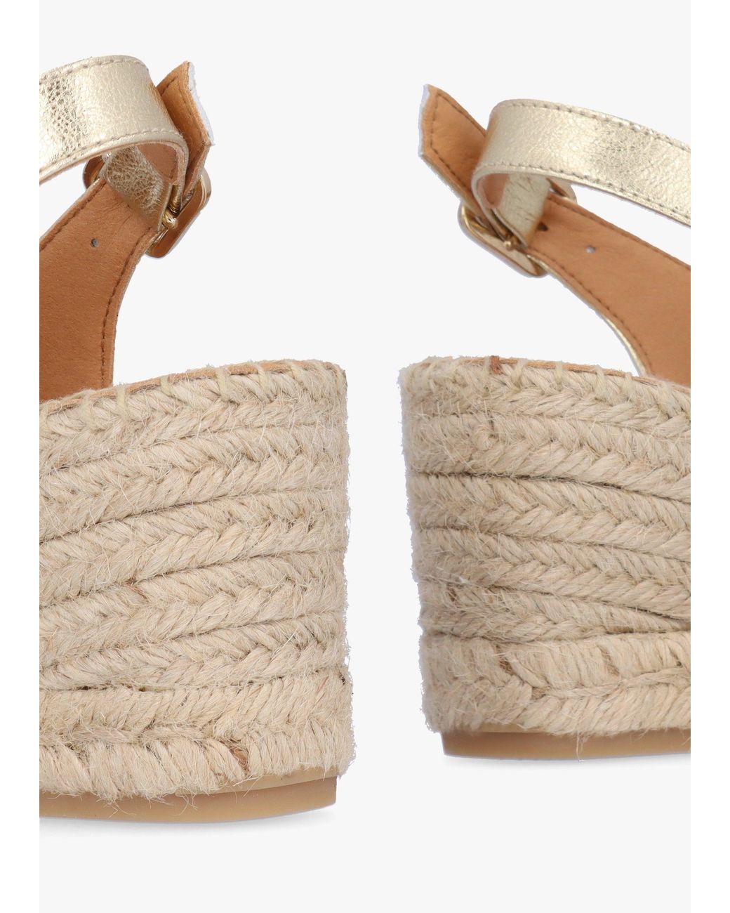 Daniel Natural Kate Peep Toe Wedge Espadrilles