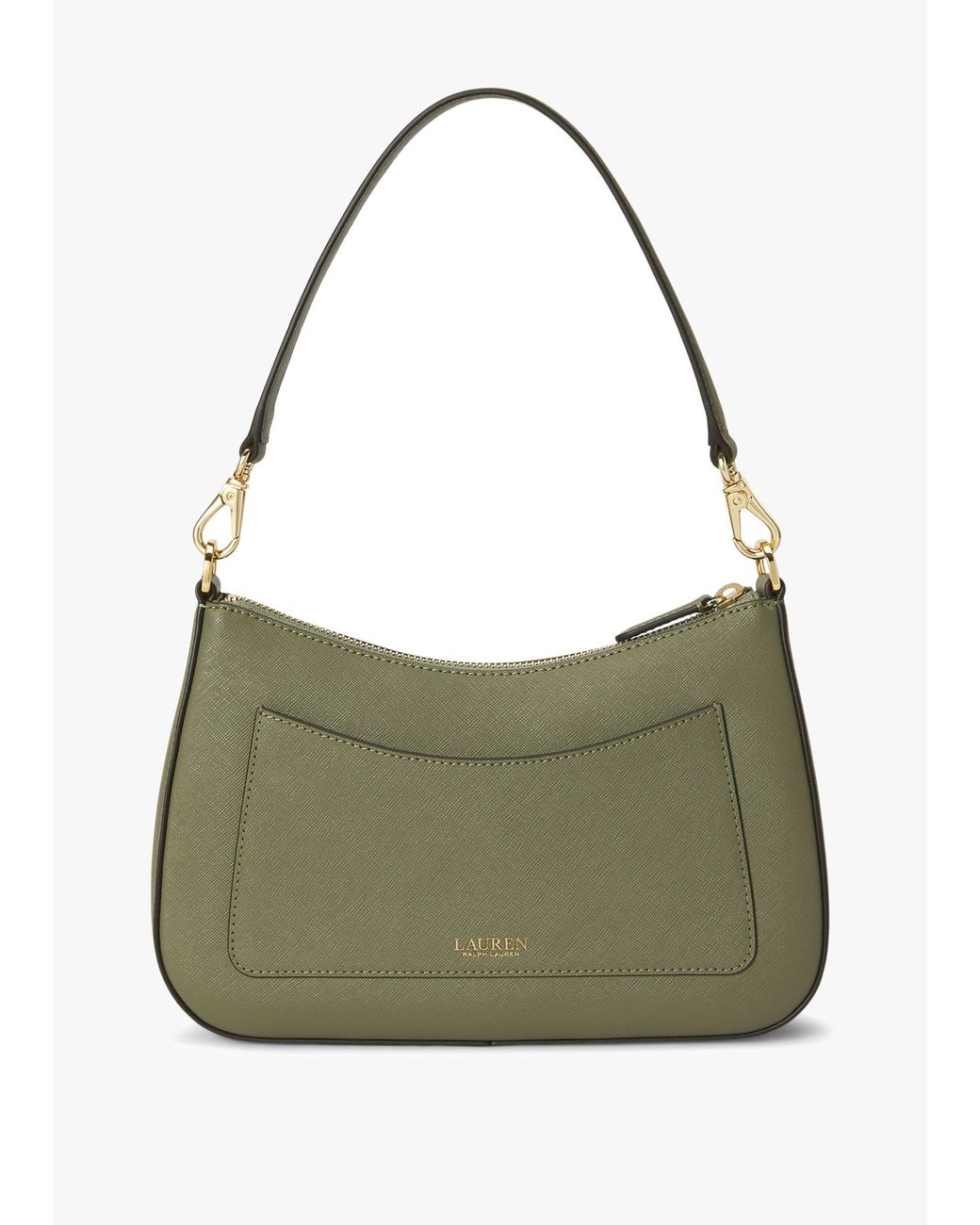Ralph Lauren Green Danni 26 Shoulder Bag
