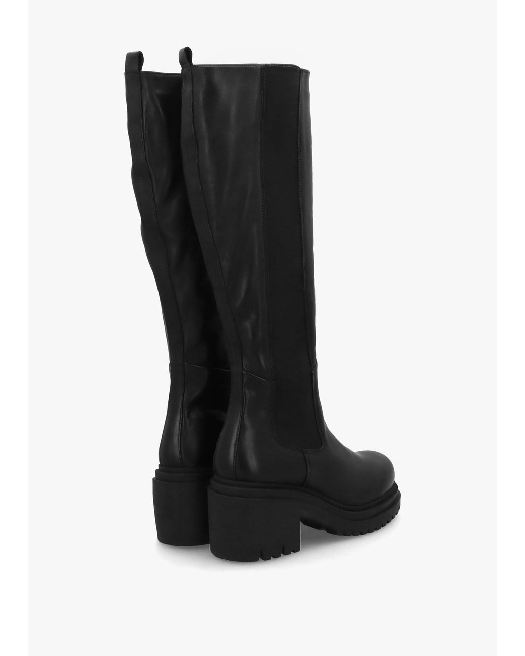 Daniel Black Erre Block Heel Knee Boots
