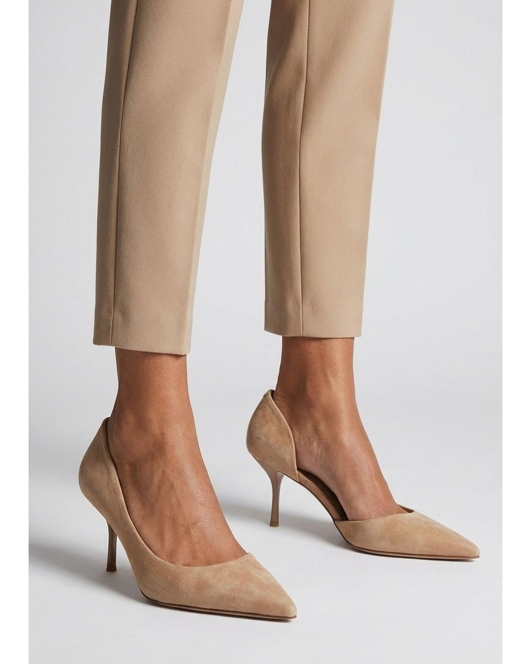 Daniel Multicolor Emma D'Orsay Mid Heel Court Shoes