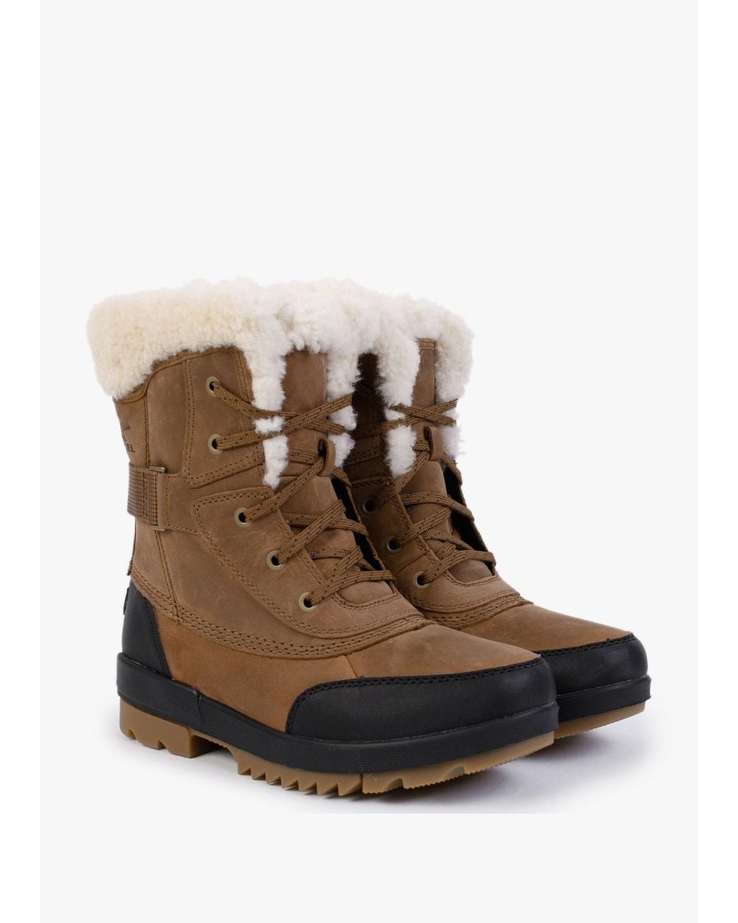 Sorel Brown Torino Ii Velvet Tan Leather Parc Boots