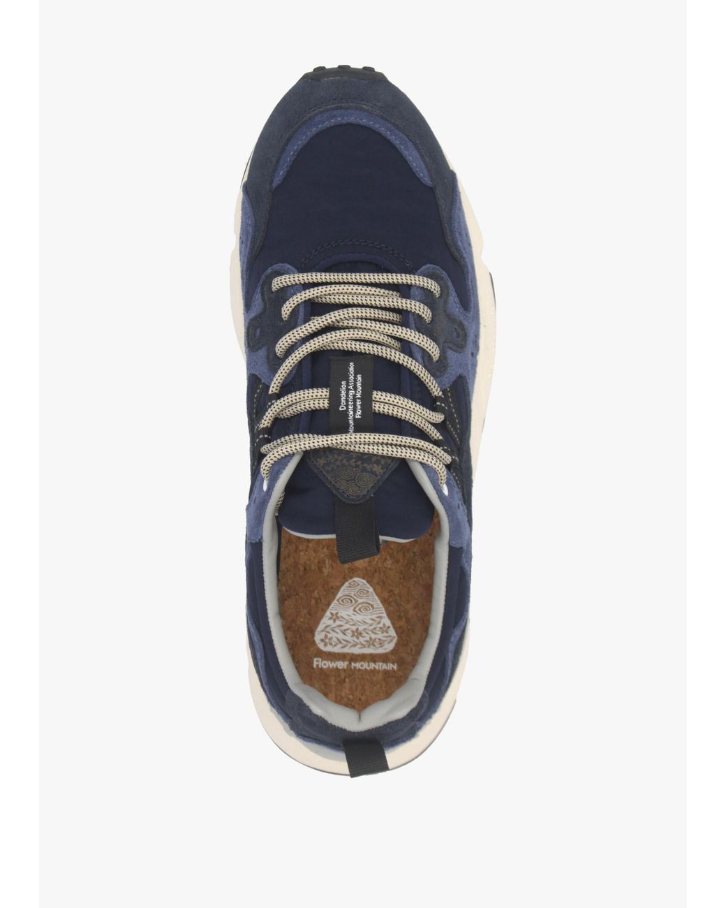 Flower Mountain Yamano 3 Bluette Suede & Nylon Trainers