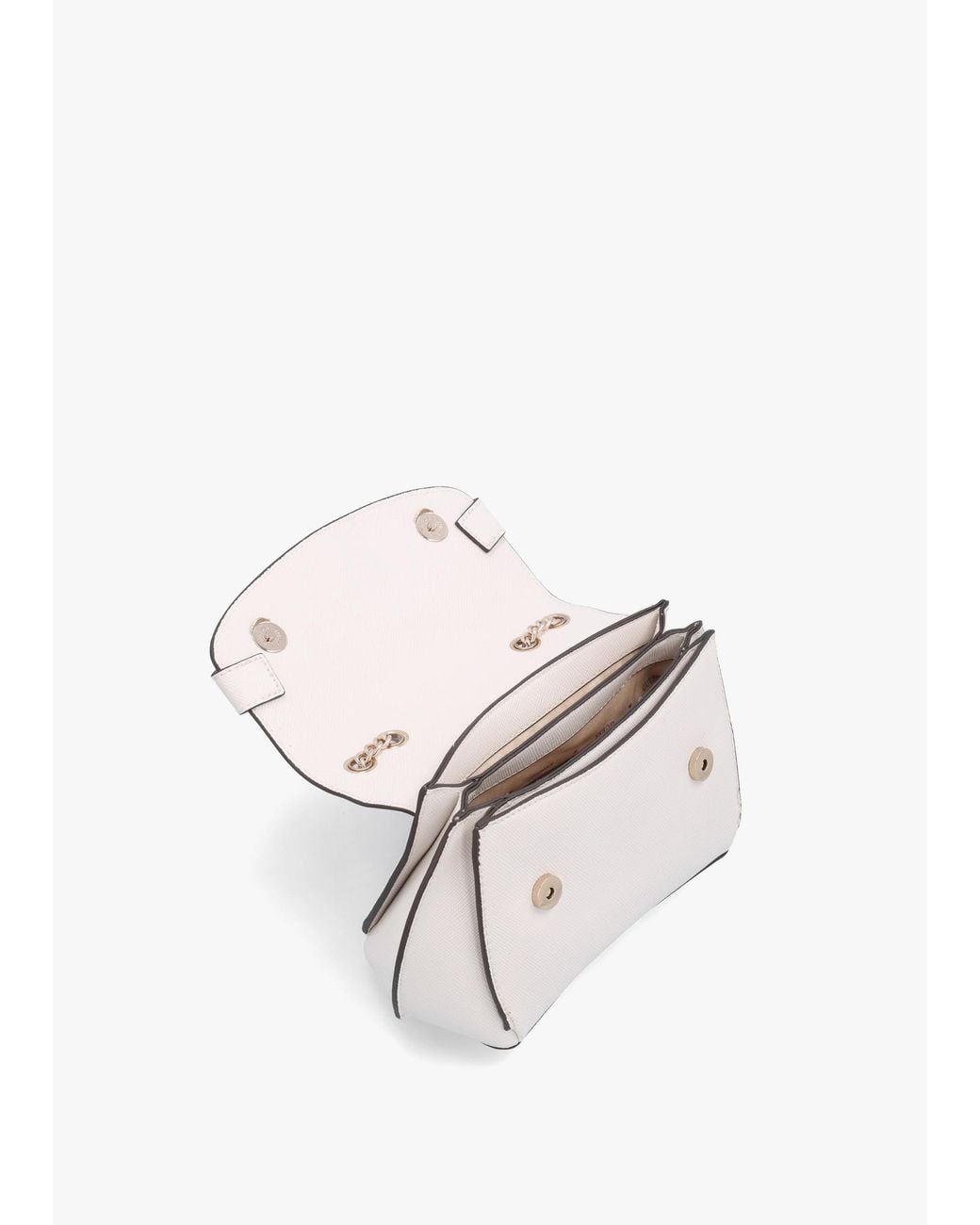 Guess White Serenova Convertible Off Cross-Body Bag