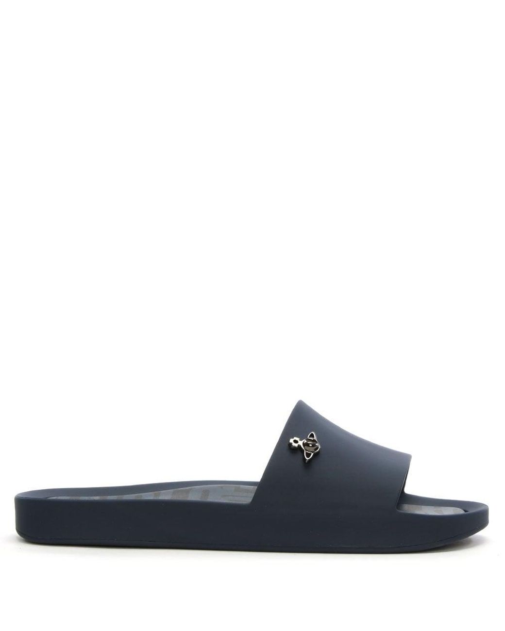 Vivienne Westwood X Melissa Navy Matte Orb Beach Sliders in Blue | Lyst UK