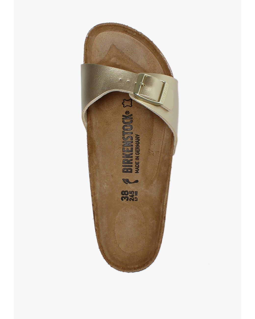 Birkenstock White Madrid Birko-Flor Mules