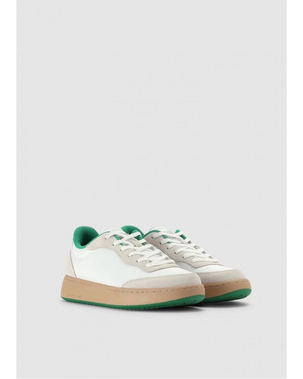 Woden White May & Basil Nylon Trainers