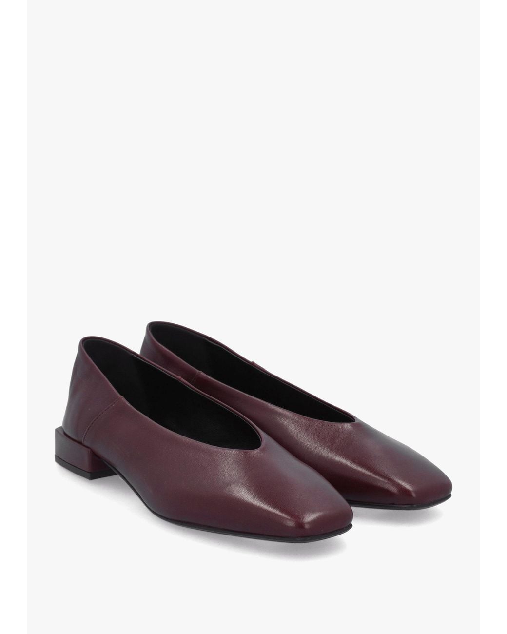 Daniel Multicolor Saria Square Toe Ballet Pumps