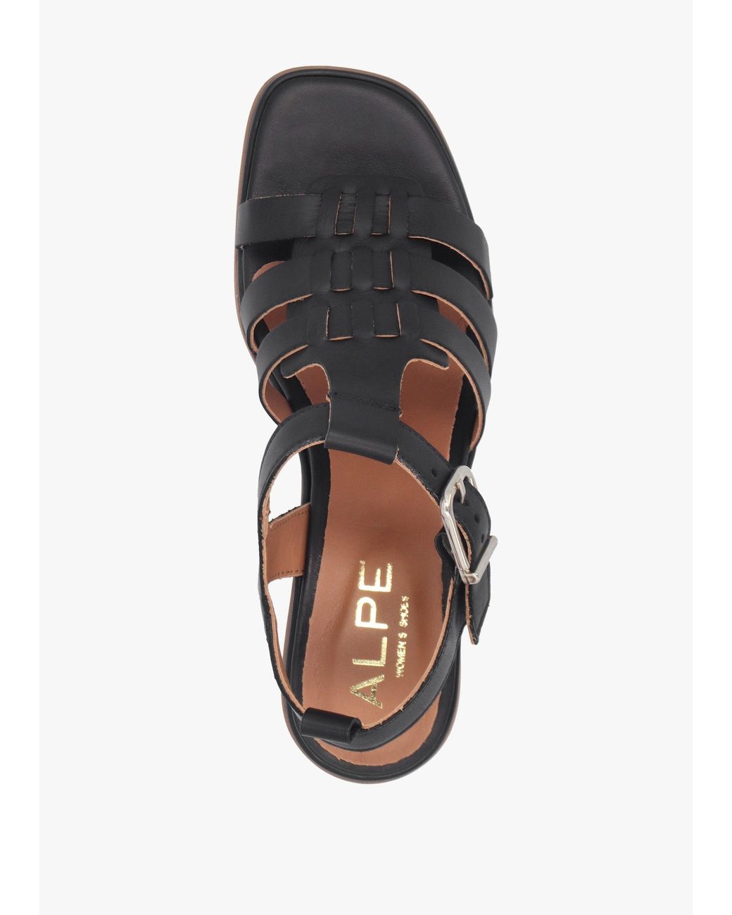 Alpe Multicolor Akure Block Heel Fisherman Sandals