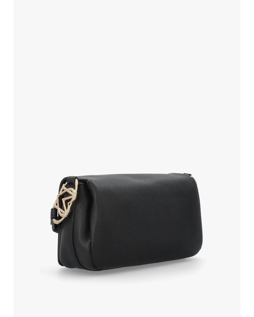 Love Moschino Black Flapover Shoulder Bag