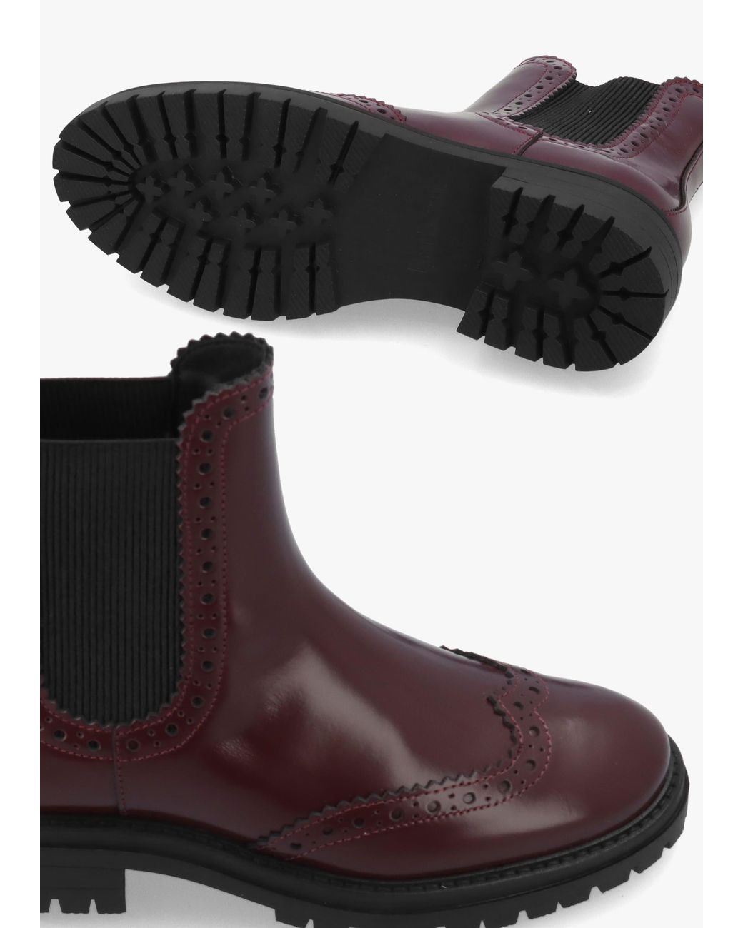 Barbour Brown Fawne Cherry Leather Chelsea Boots